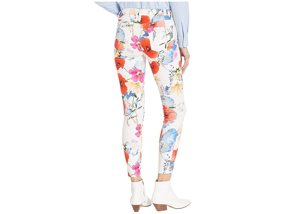 

7 For All Mankind Printed Ankle Skinny in Seaside Poppies (Seaside Poppies) Women's Jeans, Multi