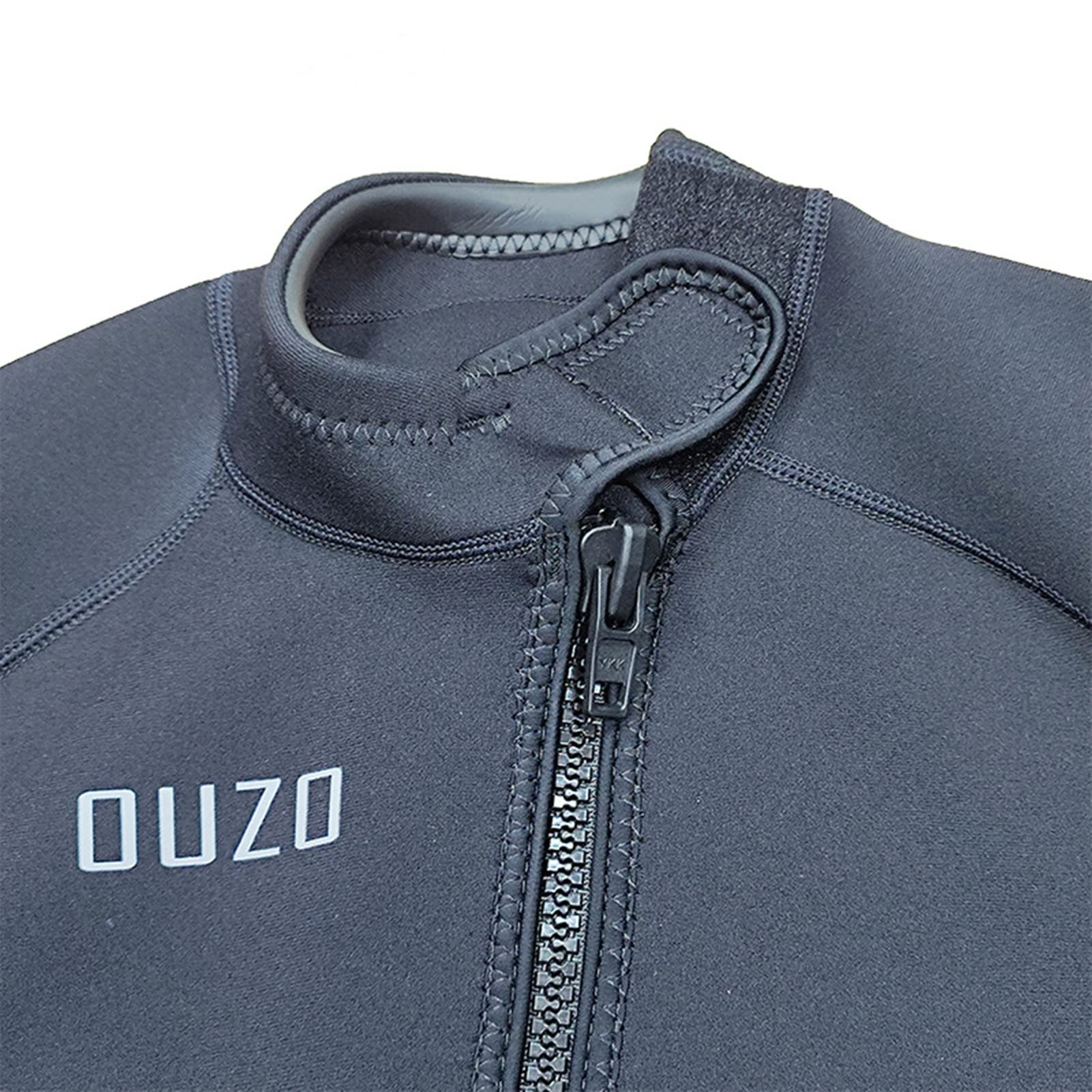 Muta in Neoprene Ultra Elasticizzato da 1,5 Mm, Muta da Sub per Tutto Il Corpo con Zip Frontale per Uomo, Snorkeling, Immersioni Subacquee, Nuoto, Surf