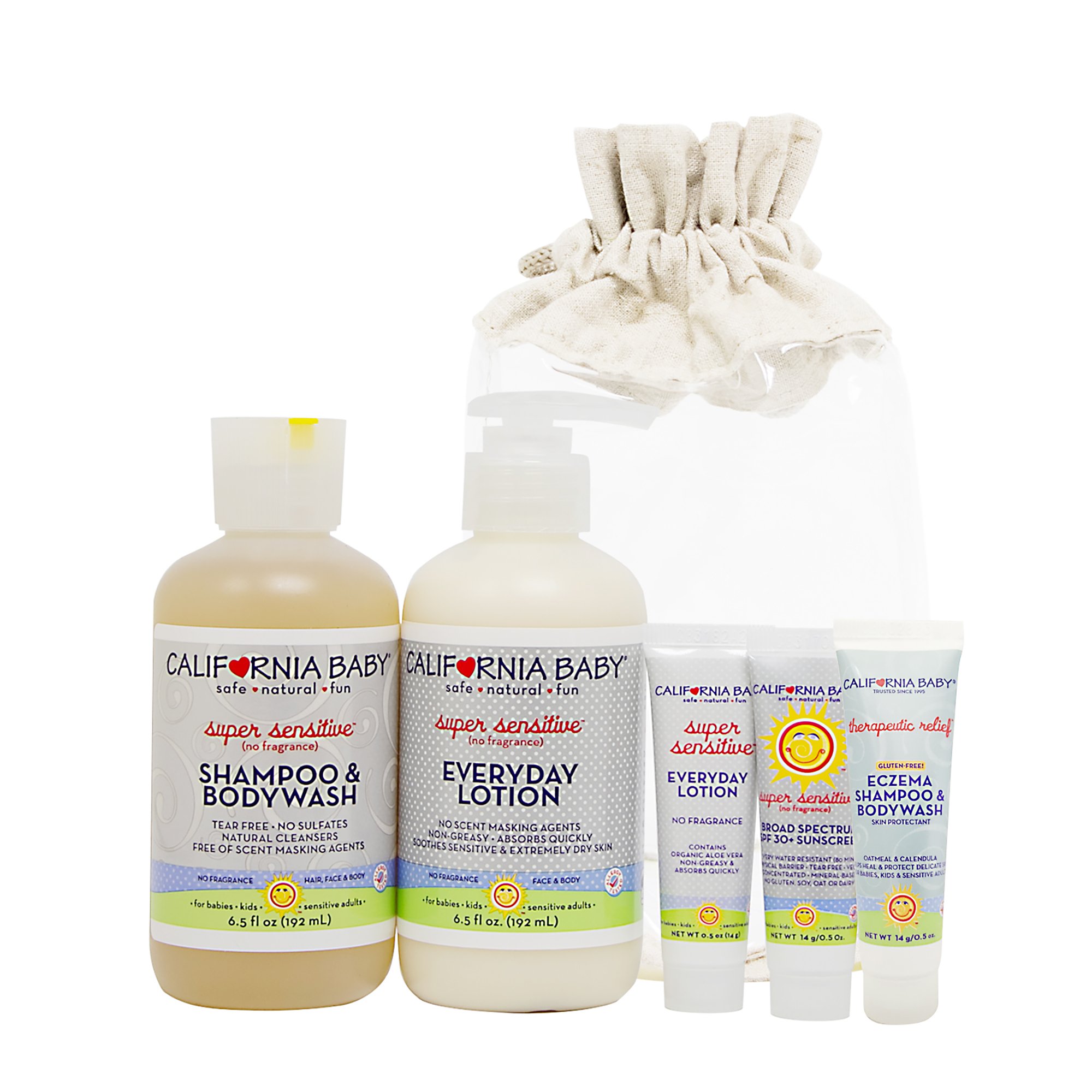 california baby gift set