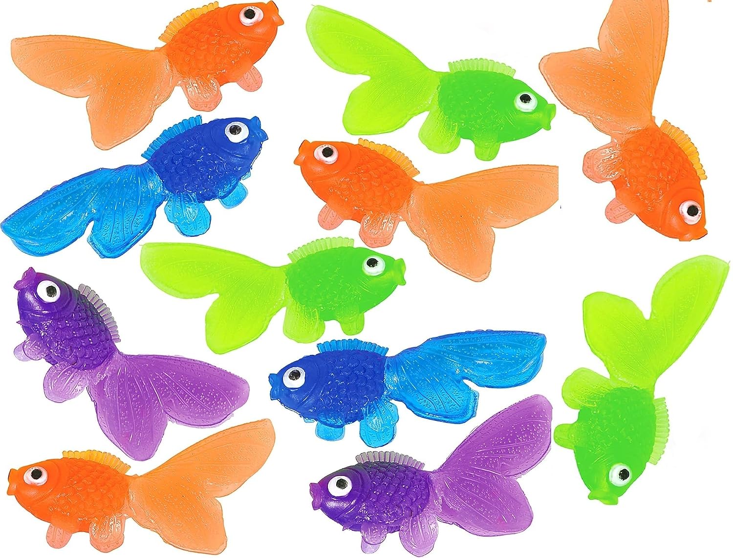Toyshine 12 Pc Aquatic Sea Animal Fish Figurines Baby Bath Toys Sea Creatures Action Toys Playing Set for Kids 3+Boys Girl...