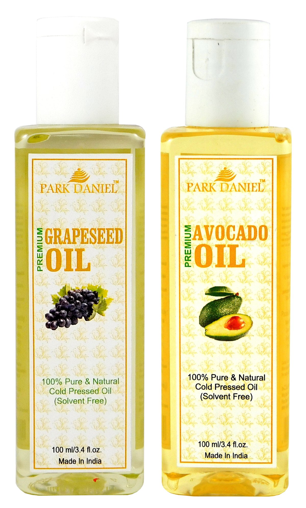 Park Daniel Premium Grapeseed & Avocado Oil, Standard, 200 ml, Pack of 2