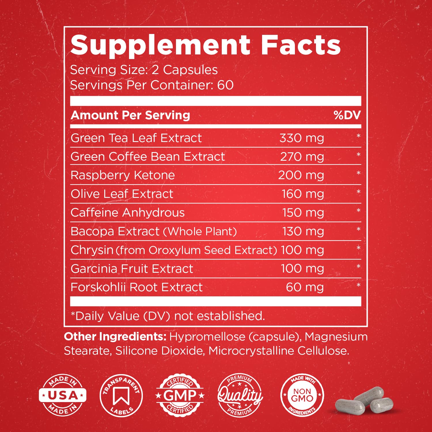 Old School Labs Premium Thermogenic Fat Burner for Men & Women, 120 Caps — Amazon image 7