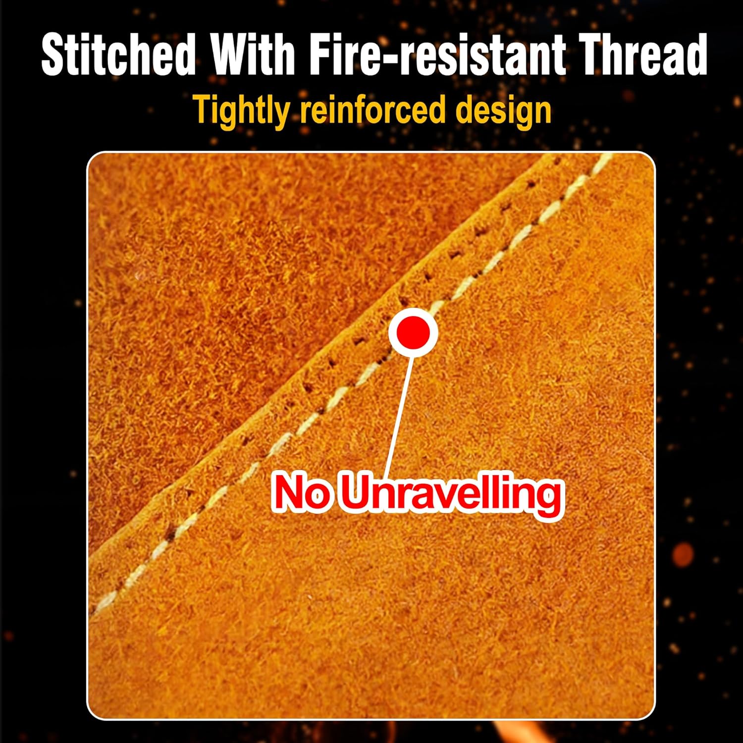 Leather Welding Work Apron, Protective Industrial Safety Gear