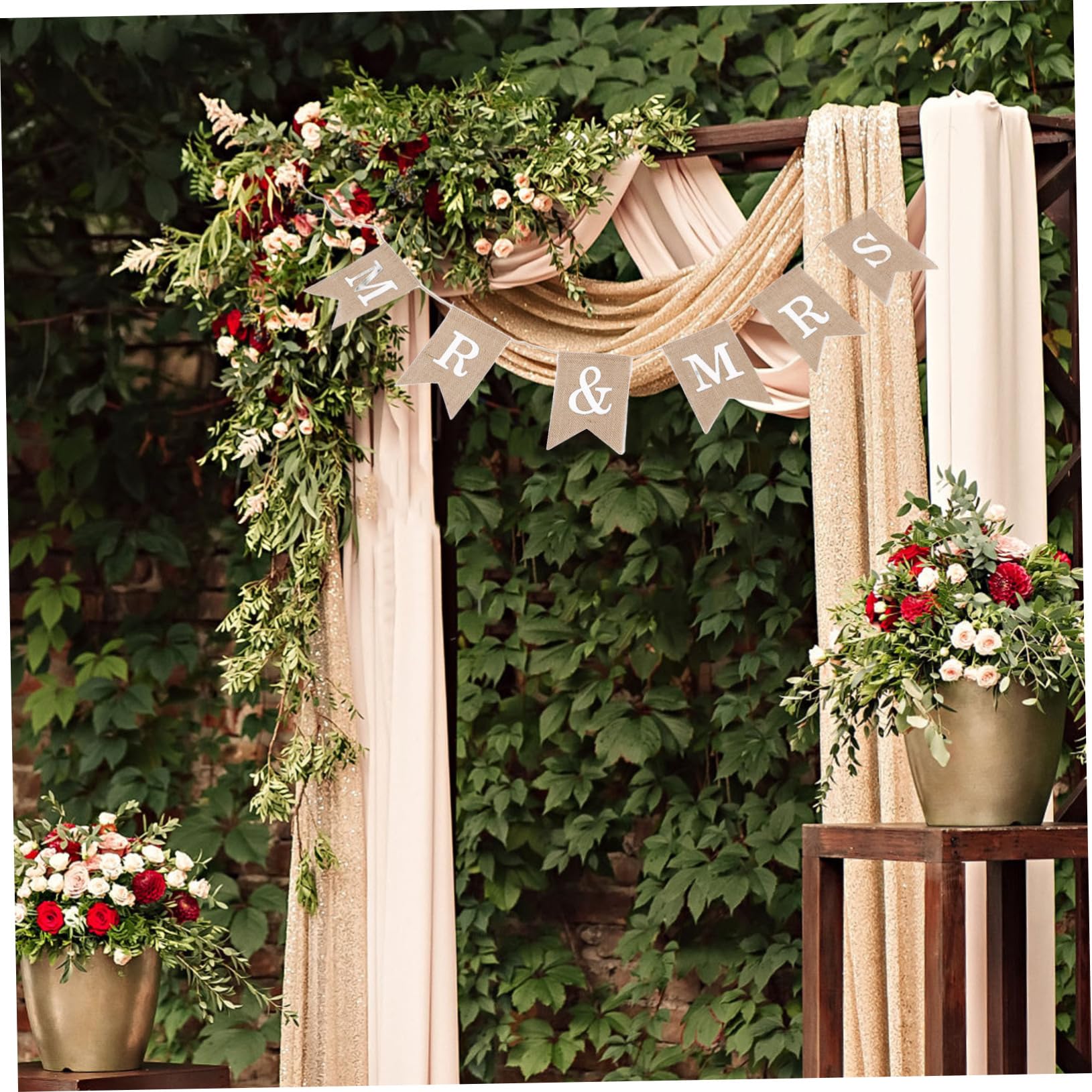 Vintage Burlap Wedding Decor Vintage Burlap Wedding Decor