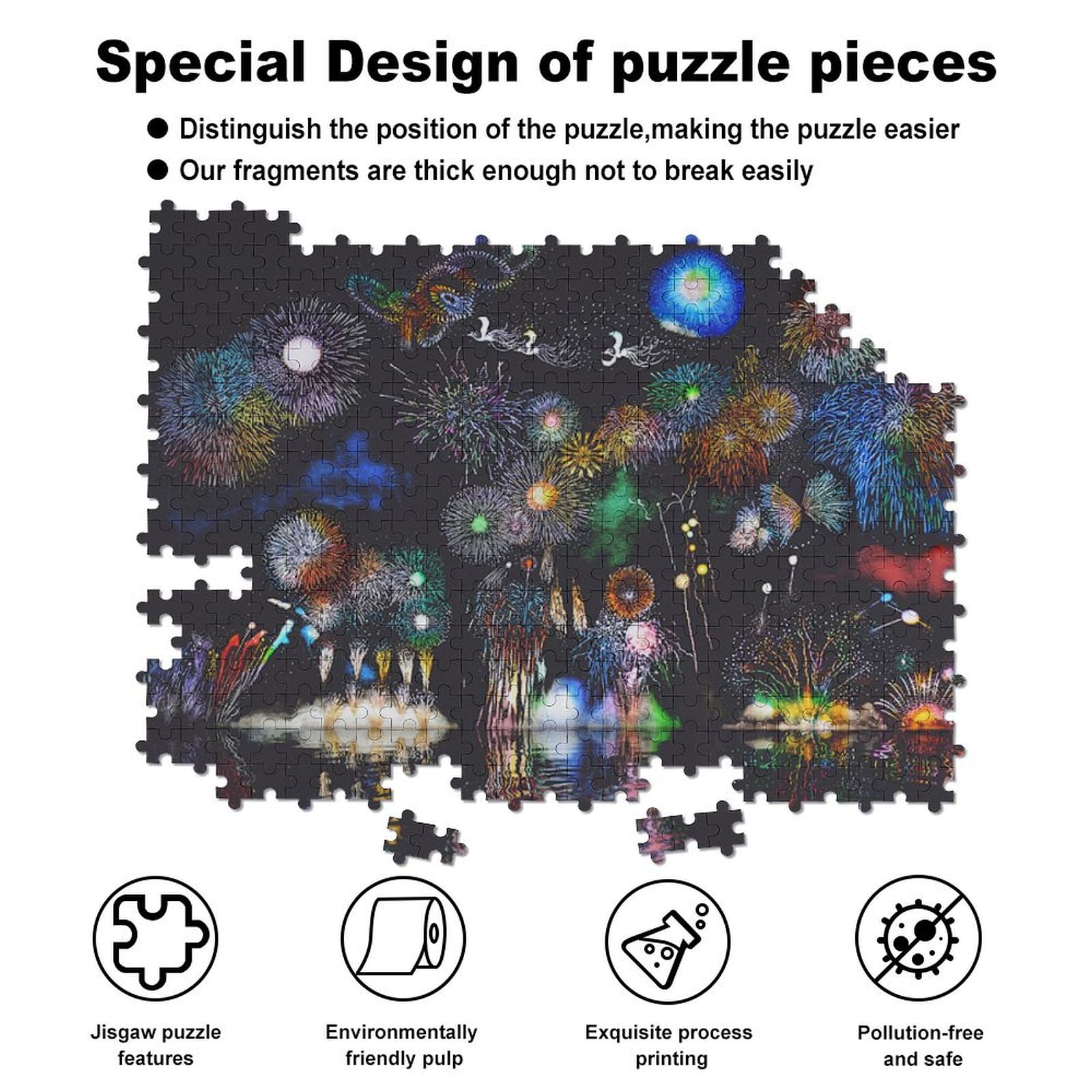 Amazon | 藤城清治 大曲の花火 ジグソーパズル 誕生日プレゼント