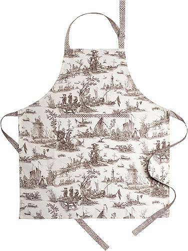 Miniatura 105 de Maison d' Hermine Delantal 100% de algodón para mujeres con bolsillo de cocina delantal de chef para hombres Cocinar Jardinería Servidor Camarera 19