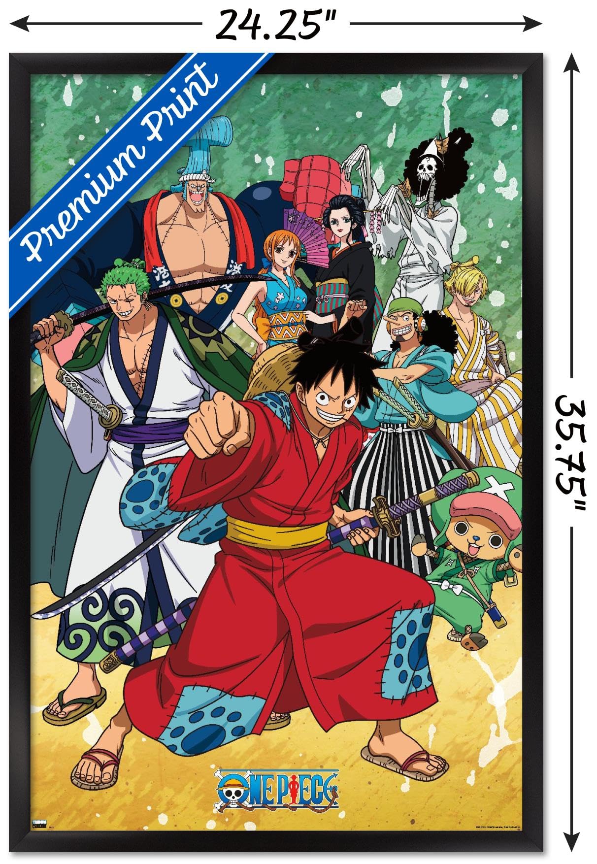 Amazon.com: One Piece: Wano Country - Samurai Crew Wall Poster