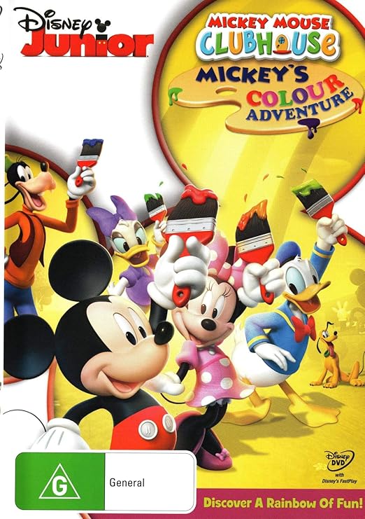 Mickey Mouse Clubhouse: Mickey's Colour Adventure (Re-branded) (DVD ...