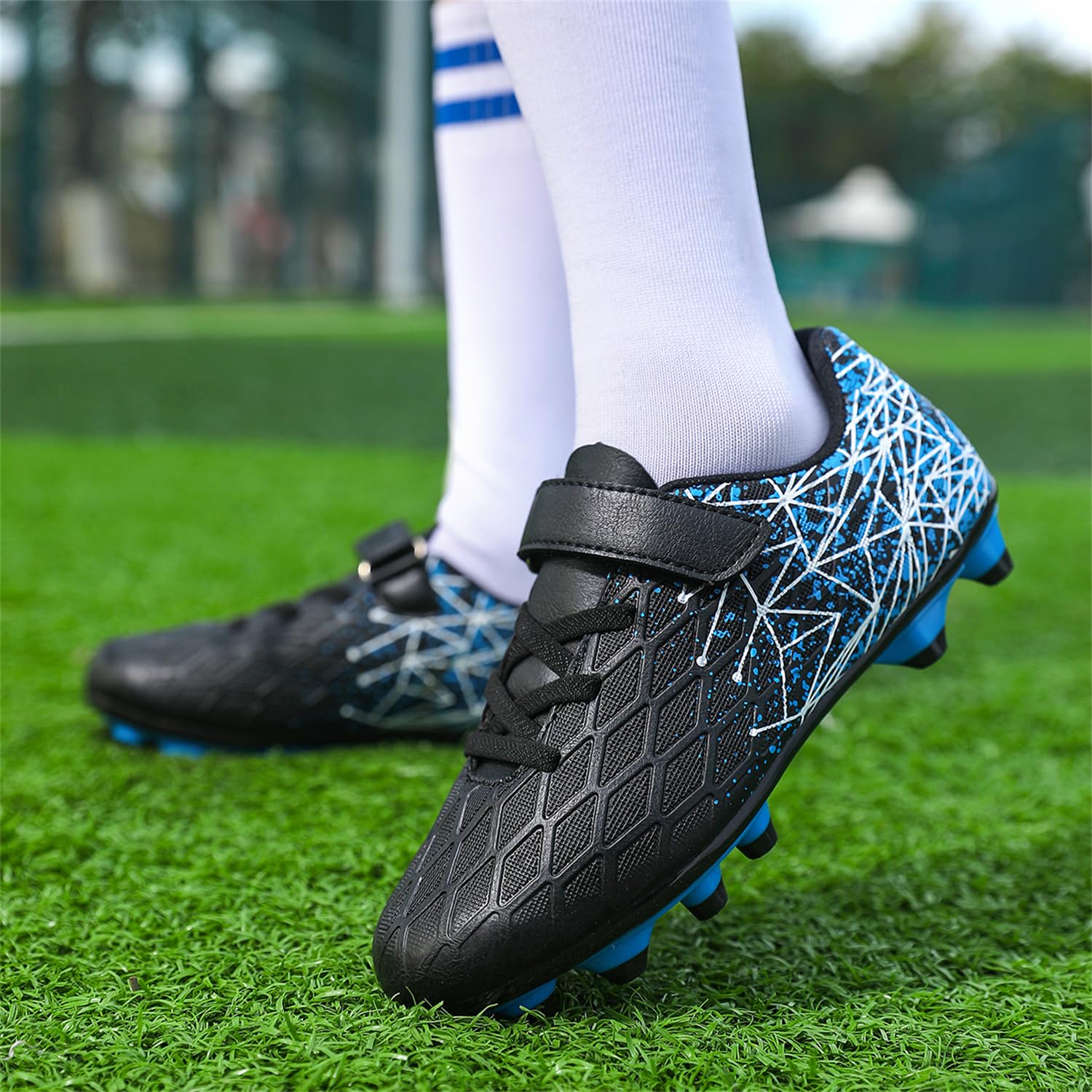 Football Boots Boys Grils FG/AG Soccer Cleats Shoes Trainers Football Shoes Training Running Shoes Teenager Sneakers — view 6
