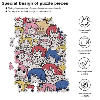 Amazon | ぼっち・ざ・ろっく ジグソーパズル 500pcs 木製ピース