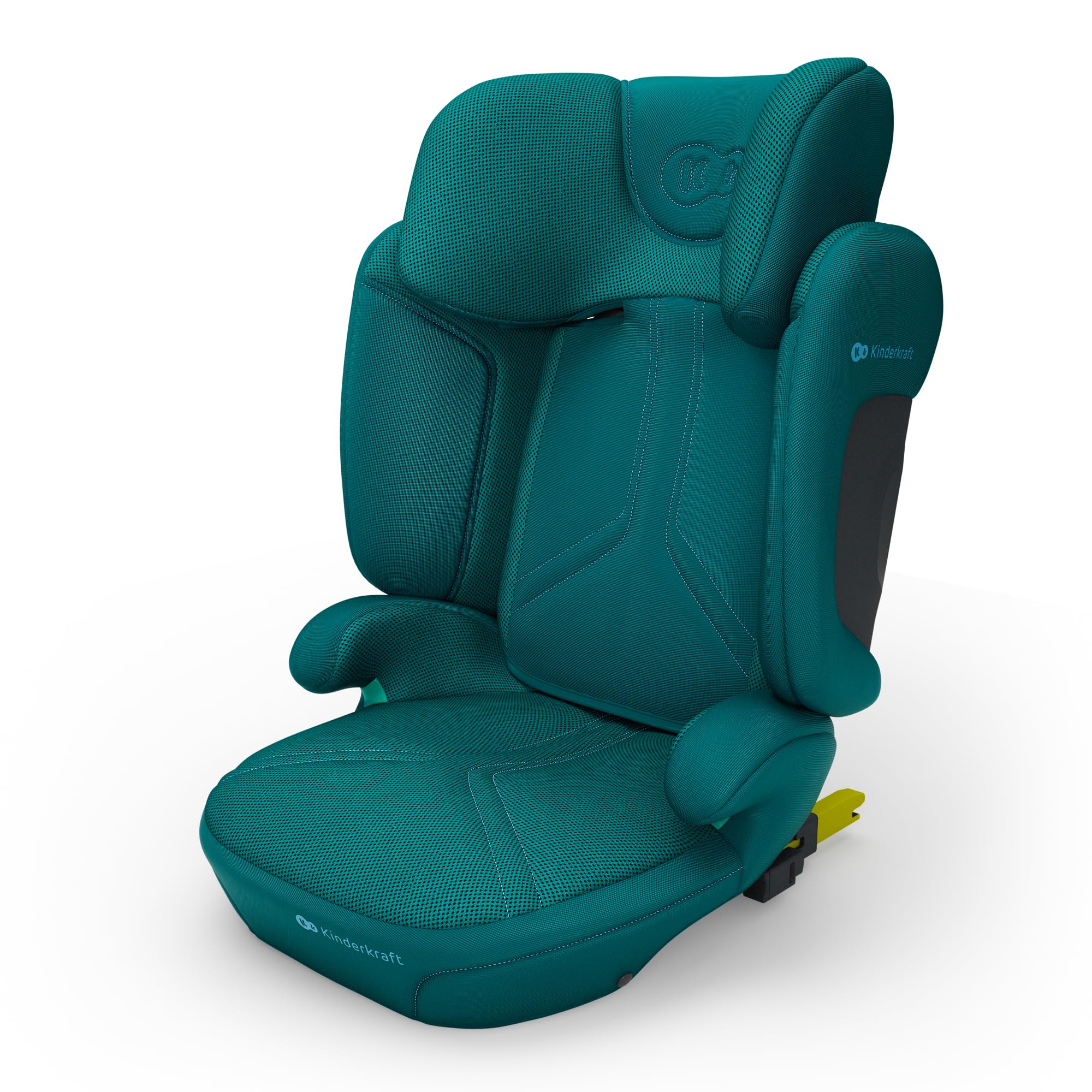 Kinderkraft XPAND 2 PRO i-Size - Asiento infantil (100 – 150 cm, con ISOFIX o cinturón de vehículo, altura y anchura ajustable (DUO EXPAND), H-GUARD+ reposacabezas, protección contra impactos