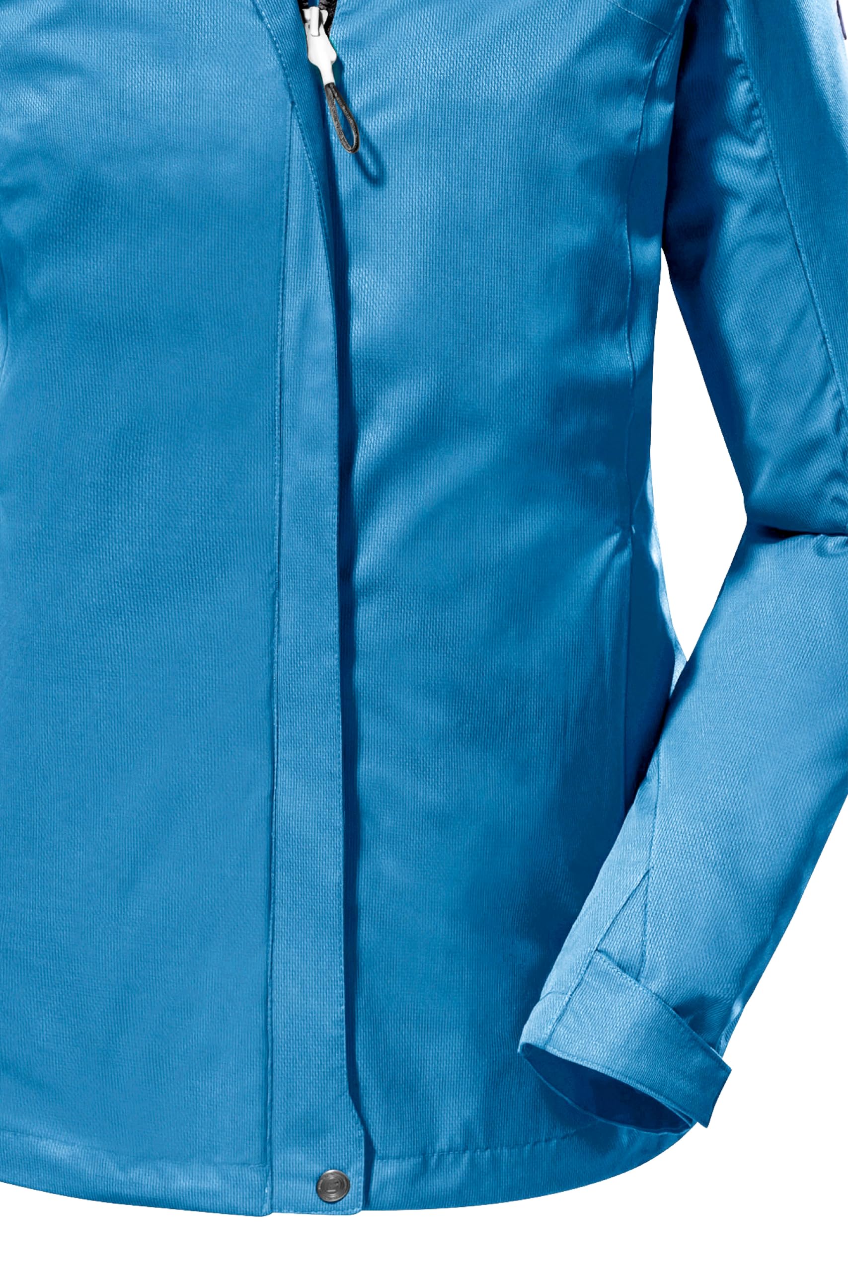killtec Damskie Funkcjonalna kurtka/kurtka outdoorowa z odpinanym kapturem KOS 133 WMN JCKT, blue, 44, 38383-000