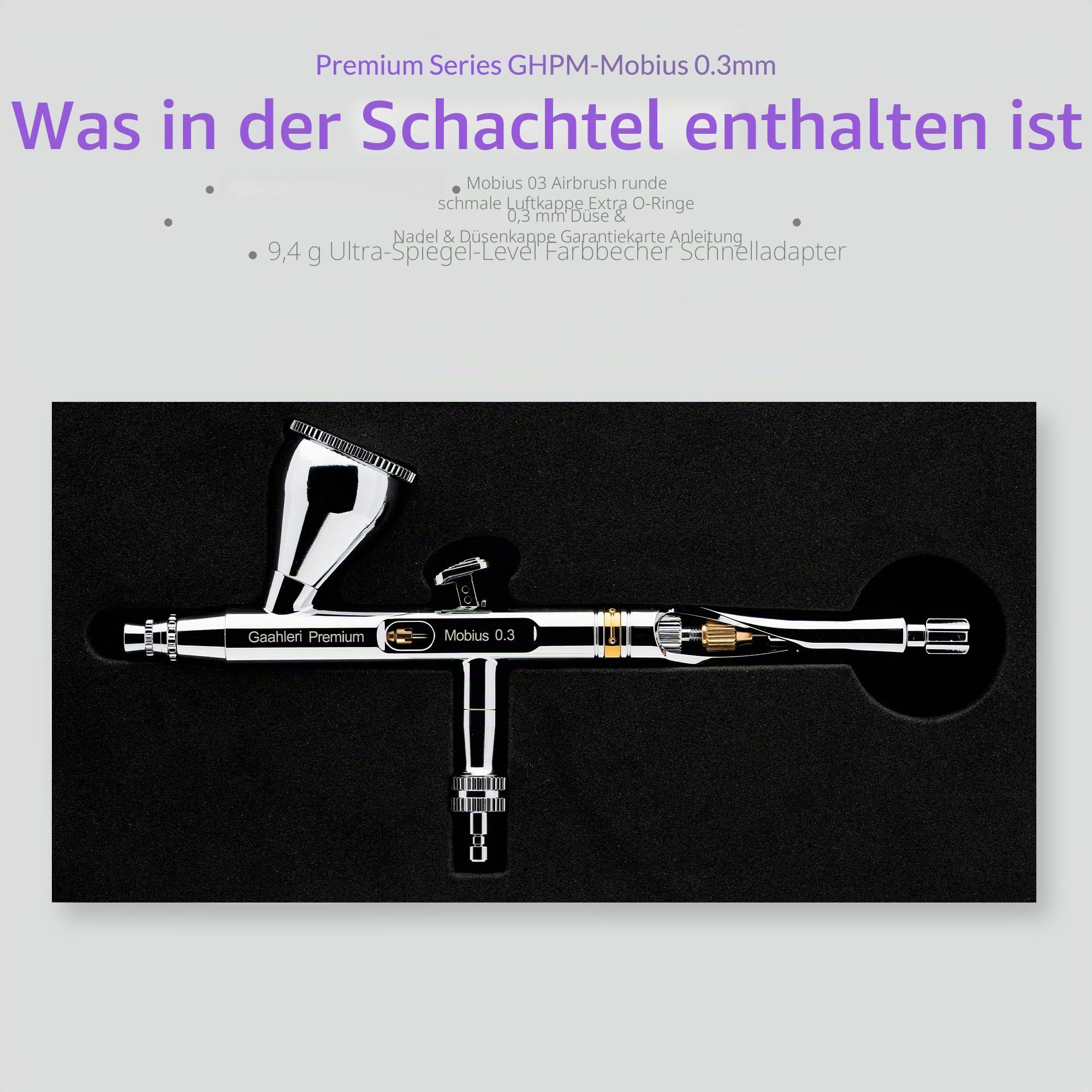 Gaahleri Airbrush GHPM-Mobius 0,3mm