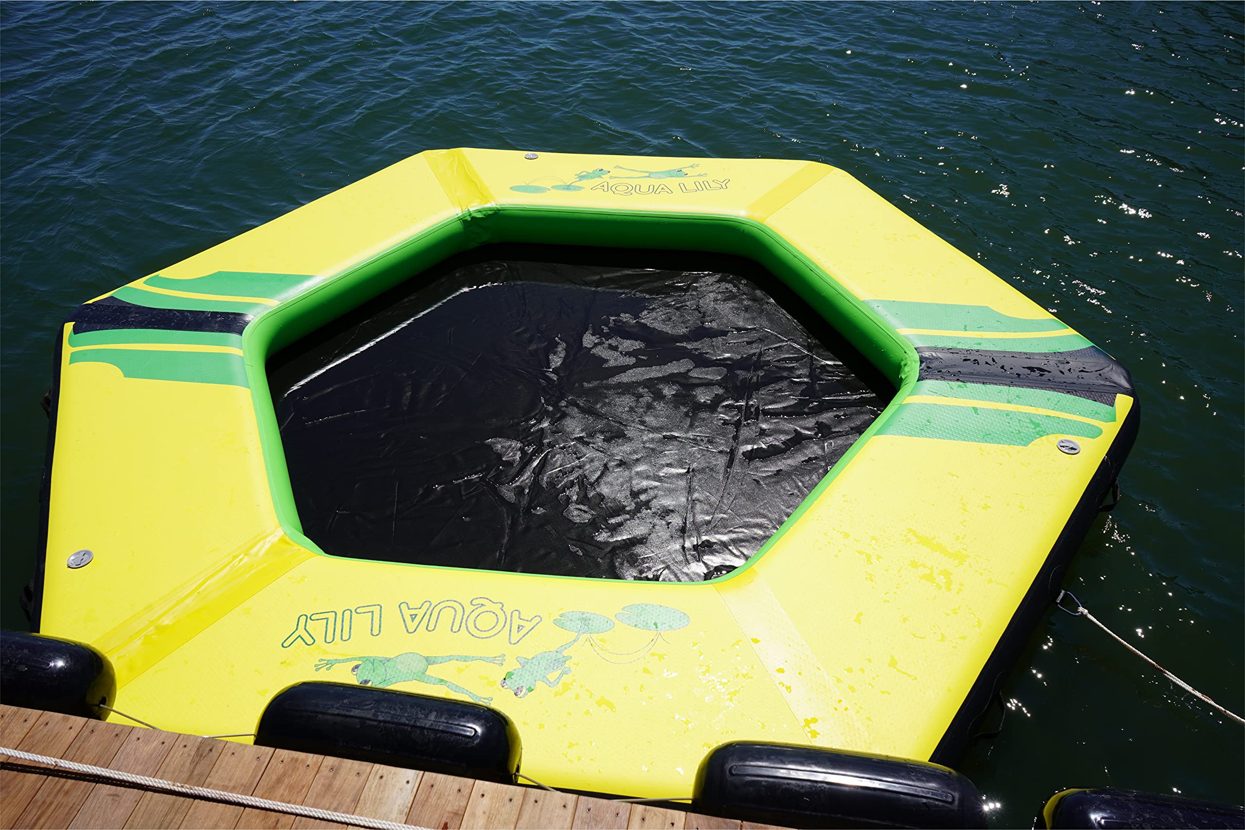 Floating Dock Pool Large Water Floats For Lake HEYBOARD Inflatable Floating Dock – Air ...
