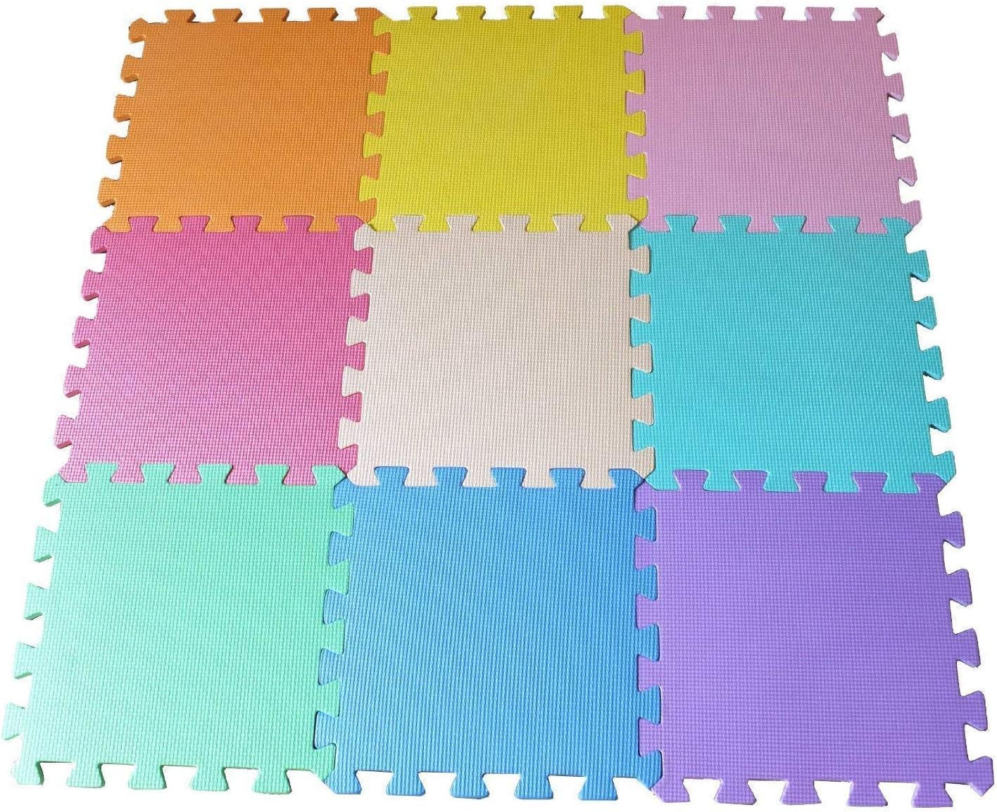 Interlocking Baby Foam Mats Playing EVA Foam Soft Play Mat NonSlip