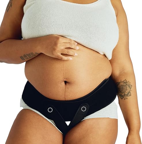 Miniatura 4 de Belly Bandit Banda de apoyo pélvico con tirantes en V - Cinturón de apoyo de maternidad para dolor de faja pélvica prolapso uterino varicosidades