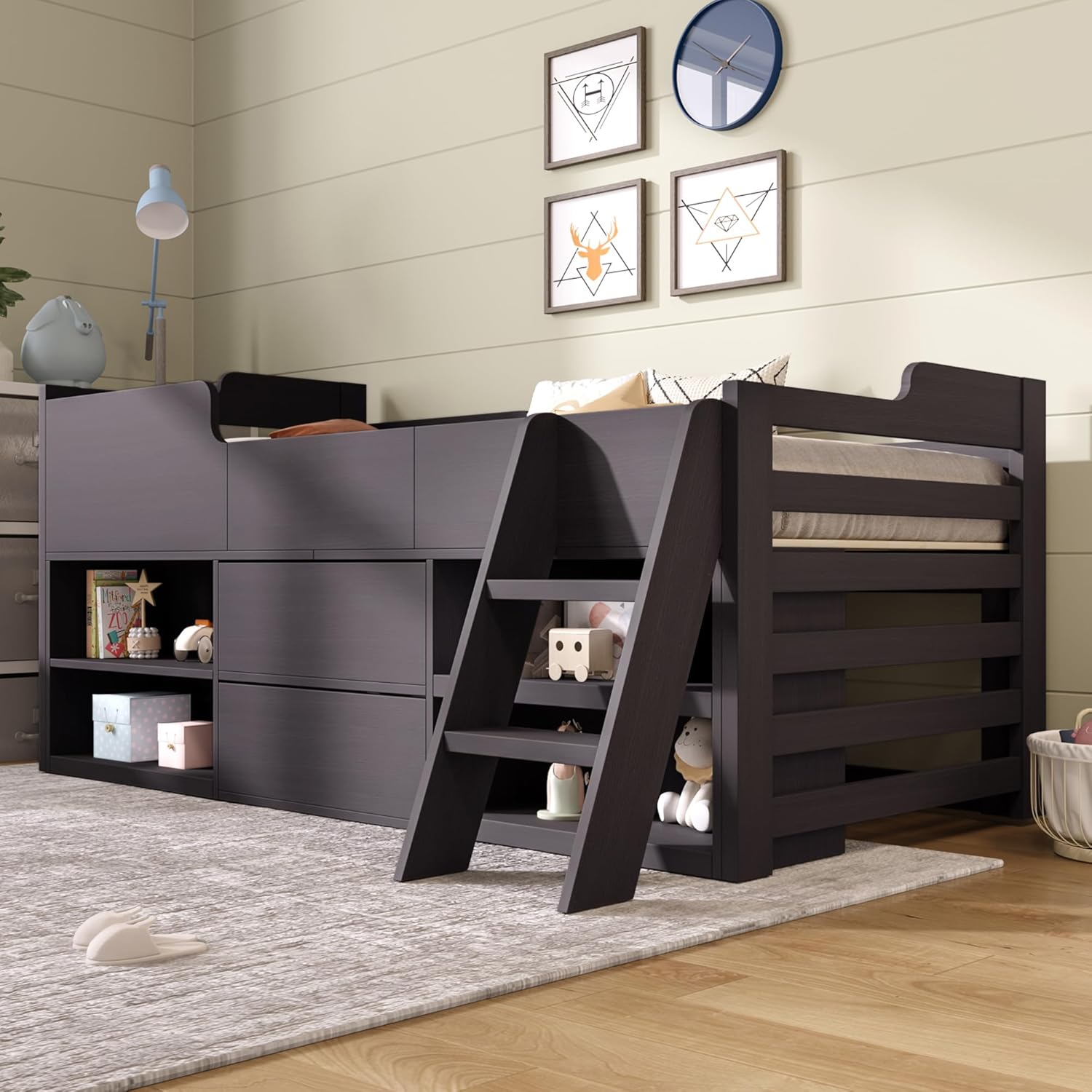 ModernLuxe 3FT Kids Single Bed Frame, Sturdy Wooden Philippines Ubuy