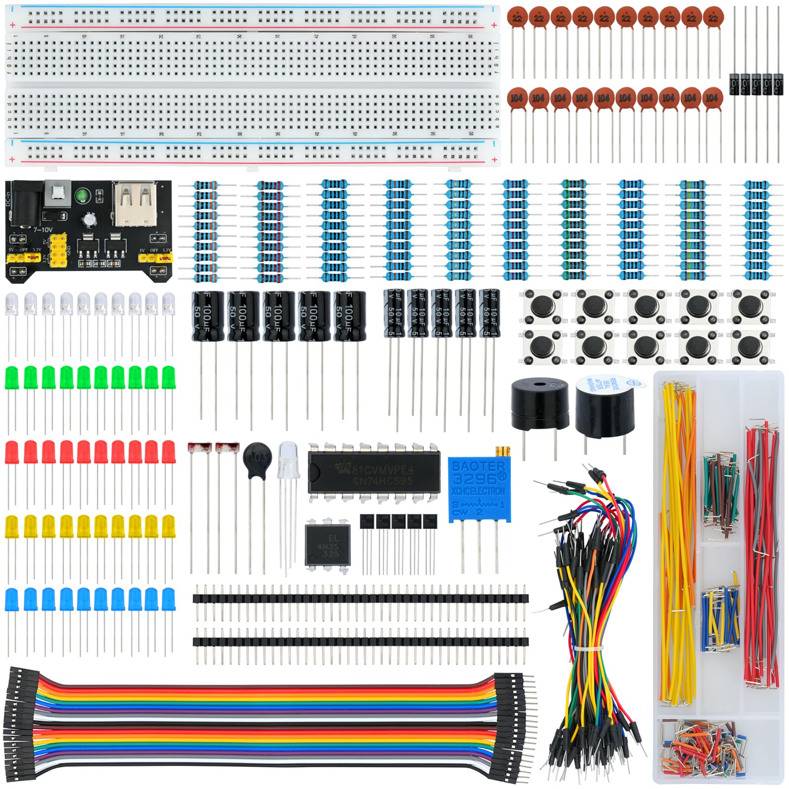 Chanzon 3 piezas de tabla de pan con 400 puntos de aarre (BB-801) kit