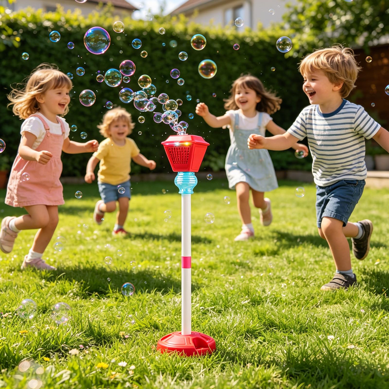 Magical Bubble Torch lampa ogrodowa ze światłami i muzyką
