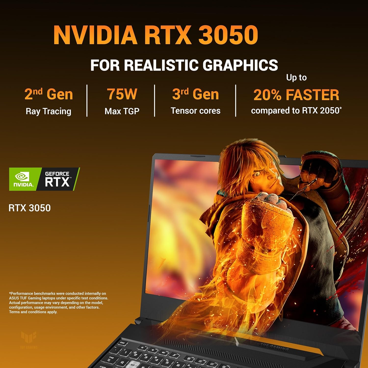 ASUS TUF A15 (2025), AMD Ryzen 7 7445HS, Gaming Laptop(RTX 3050,75W TGP,16GB DDR5(Upgradeable Upto 64GB )512GB SSD,FHD,15.6",144Hz,RGB Keyboard,48Whrs,Windows 11,Graphite Black,2.3 Kg) FA506NCG-HN199W 22 81W0htMpEtL. SL1500