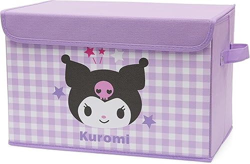 Bonito contenedor de almacenamiento plegable con tapa, cestas organizadoras decorativas de cuero para estantes para armario, decoración de