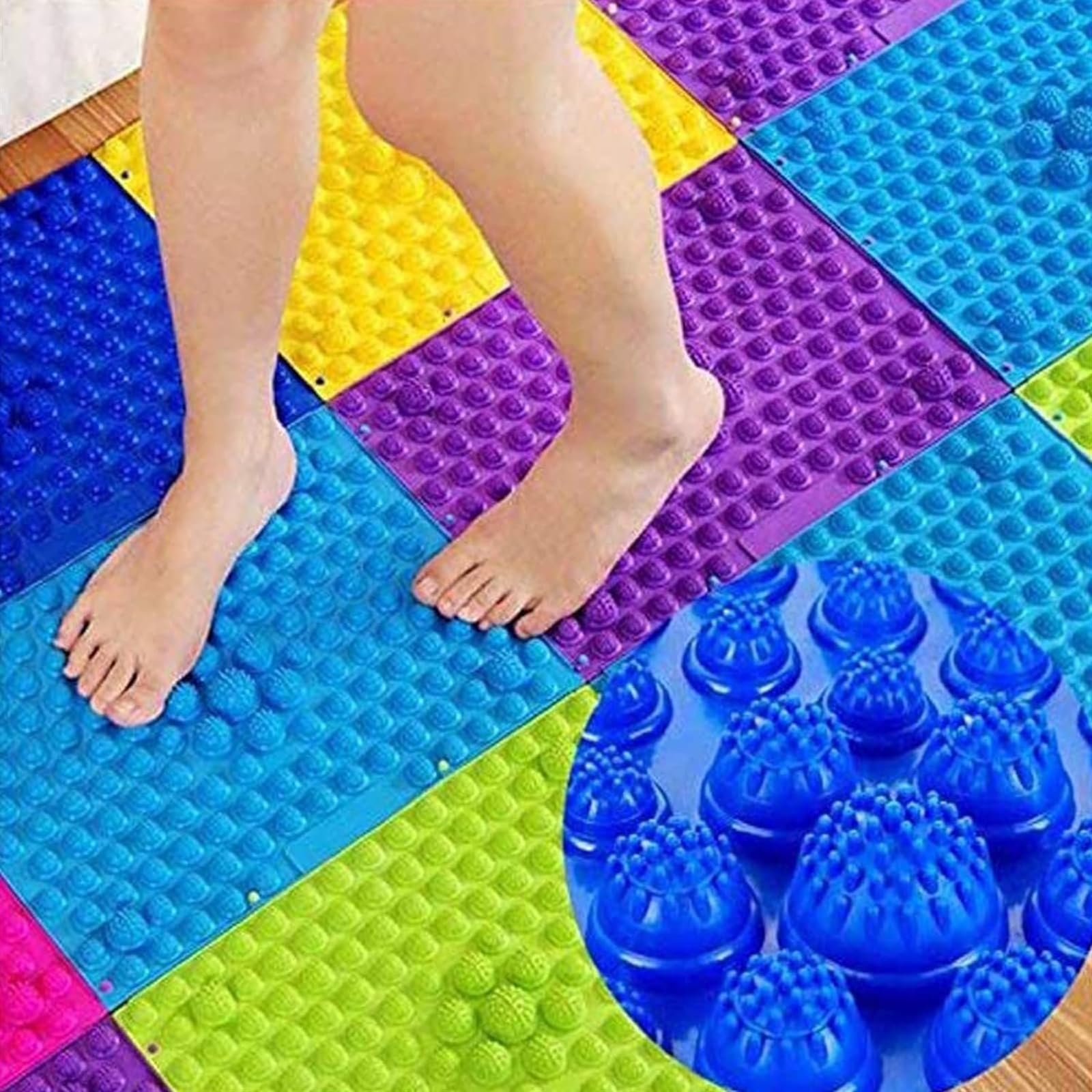 Amazon.co.jp : TOGEPP 6 個子供プレイマットスポーツリフレクソロジー