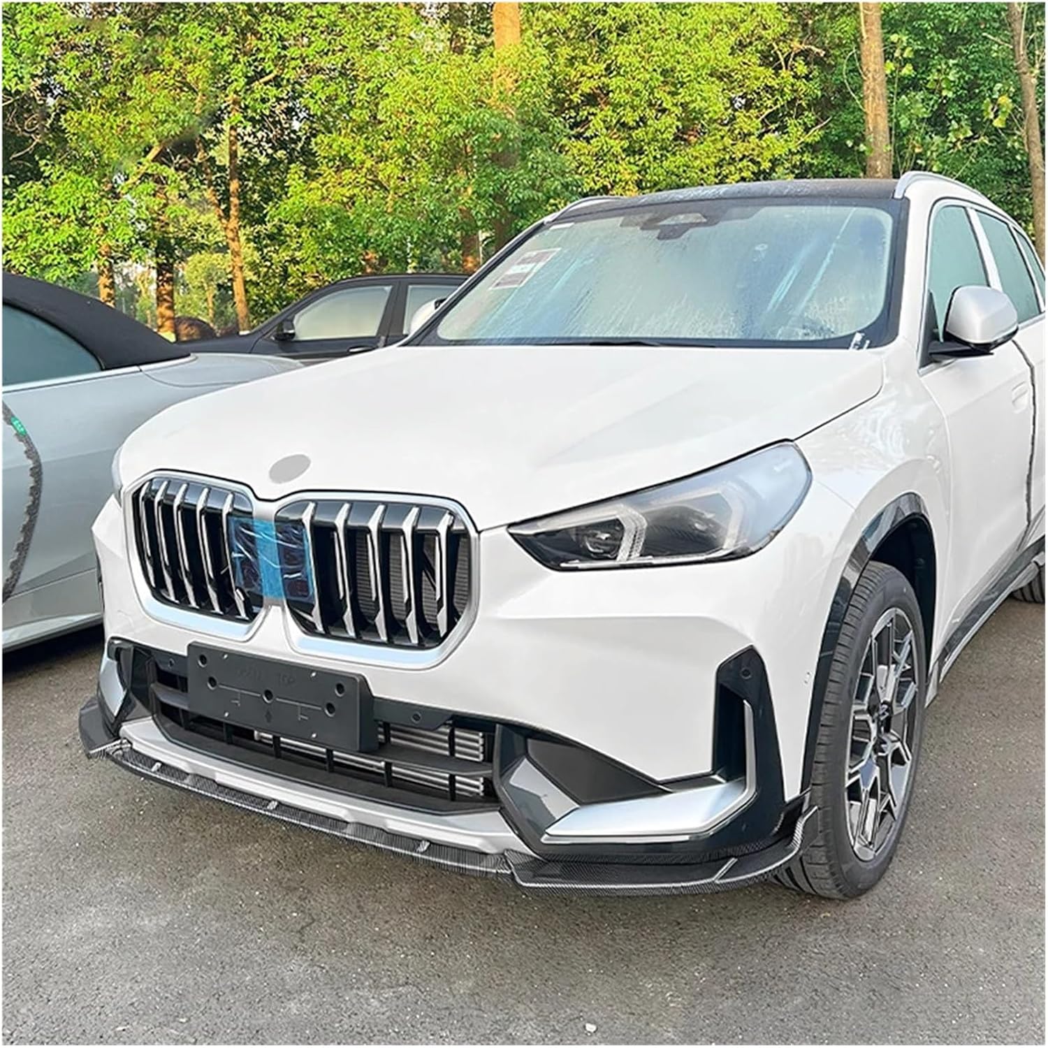 楽天市場】BMW X1（フロントスポイラー｜外装・エアロパーツ）：パーツ BMW X1 U11 U12 M スポーツ 2023 2024 フロントバンパー リップスポイラー 光沢ブラックまたはカーボンファイ