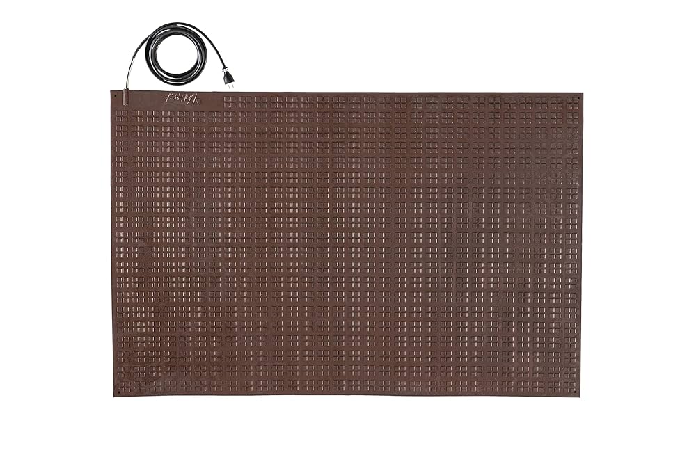 期間限定値下げ中　融雪マット　電気式融雪ゴムマットソーヒーター　TD-150 楽天市場】駐車場 融雪マット 【 とマットけーる 】 5枚セット