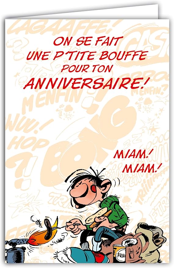 Carte Anniversaire Gaston Lagaffe 1 Un An De Plus Glct 01 Amazon Fr Fournitures De Bureau Carte Anniversaire Gaston Lagaffe 1 Un An De Plus Glct 01 Amazon Fr Fournitures De Bureau