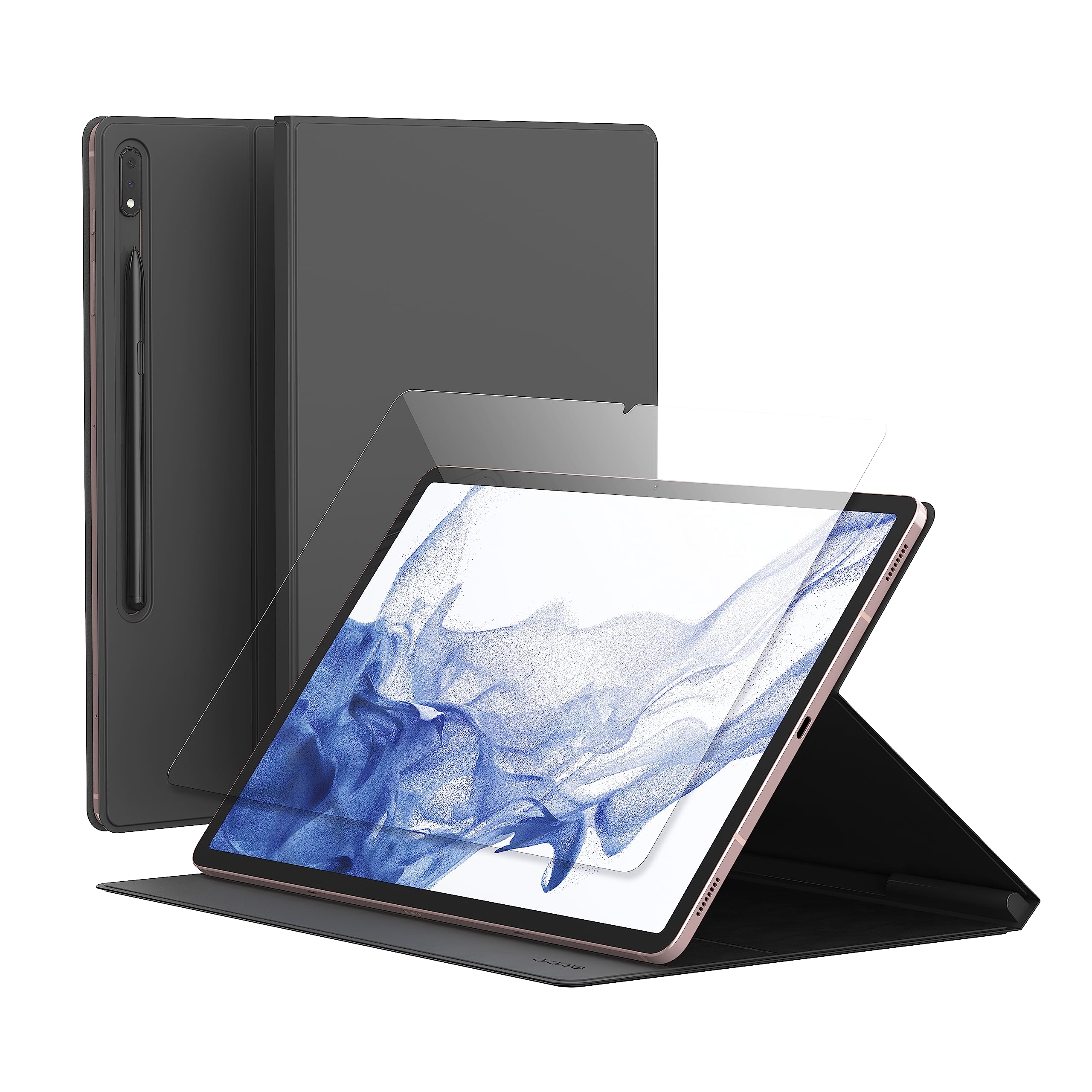 Amazon | 【araree】 Galaxy Tab S8+ / S7+ / S7FE 対応 ケース 