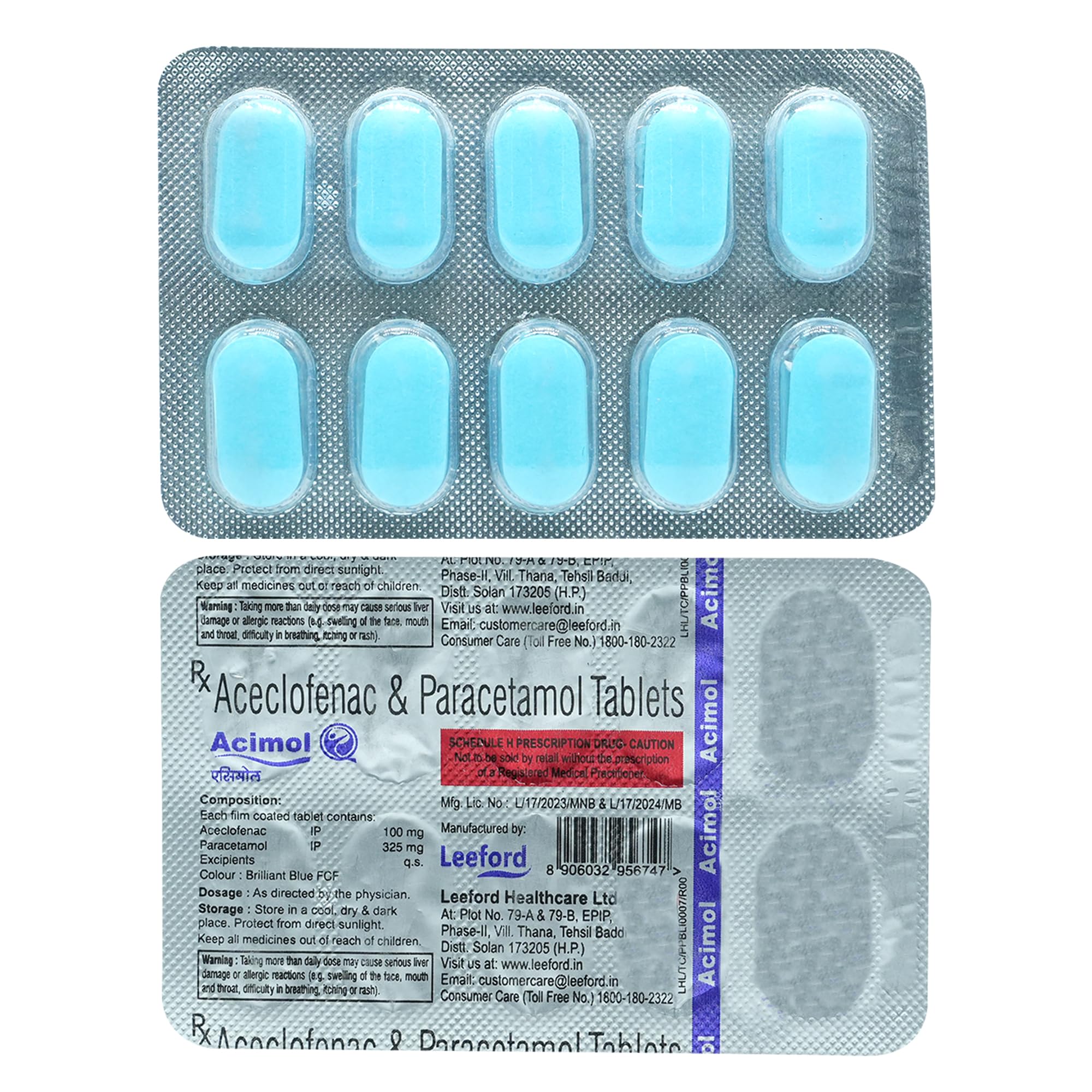 ACIMOL - Strip of 10 Tablets