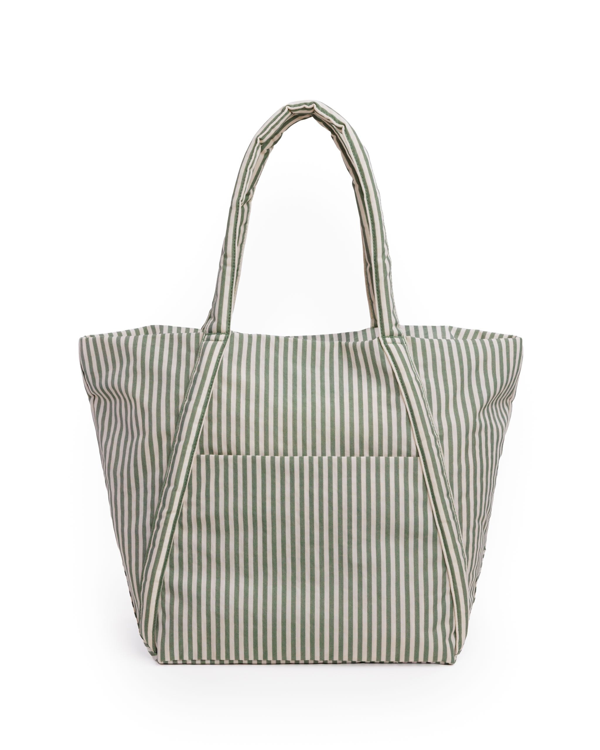 Amazon | BAGGUクラウドバッグ。, セージストライプ, One Size