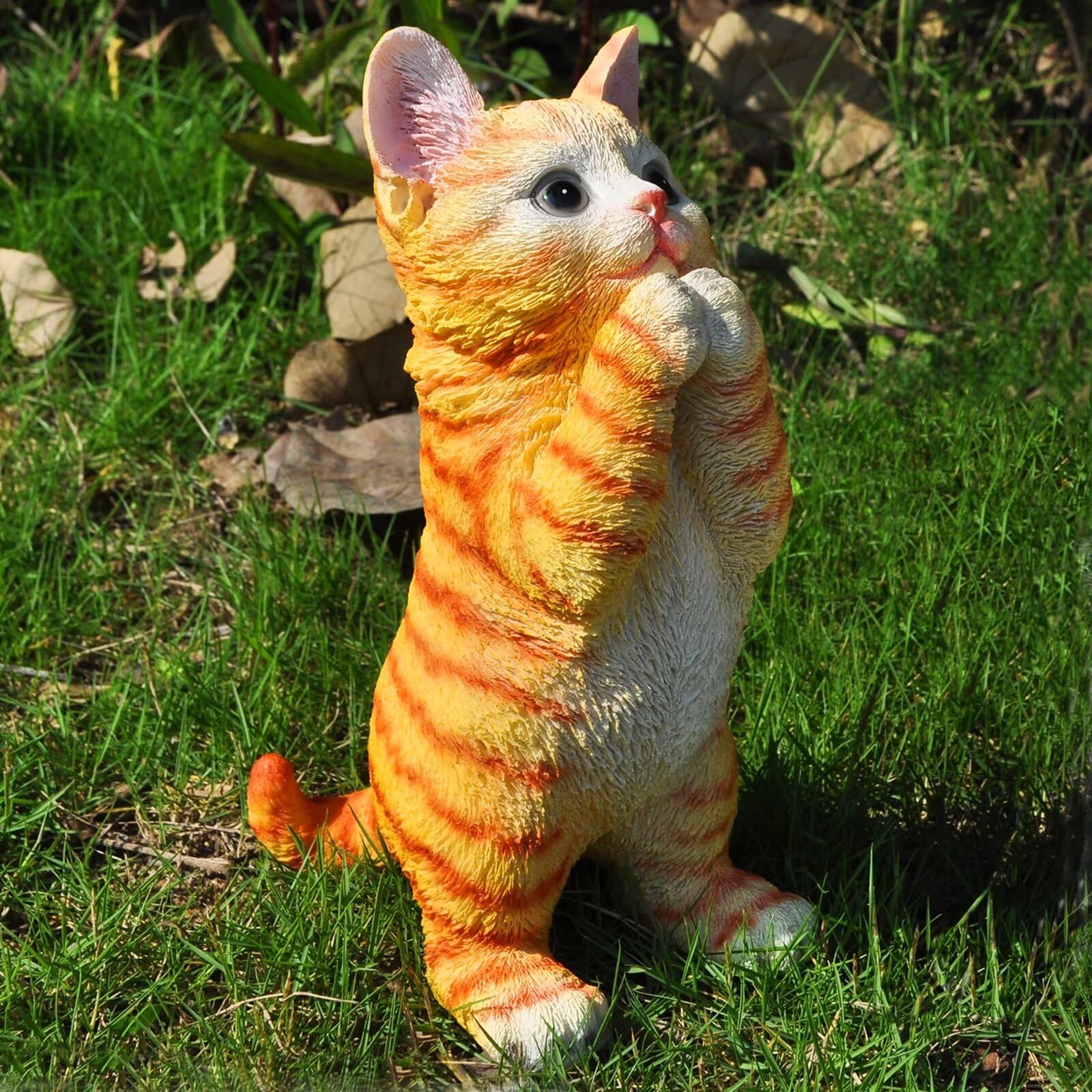 FIGURINE FÈVE STATUE ❤️ Chat Chaton MUSICIEN 55mm Félin Animal Nature Cat Kitten EUR 6,99 - FR