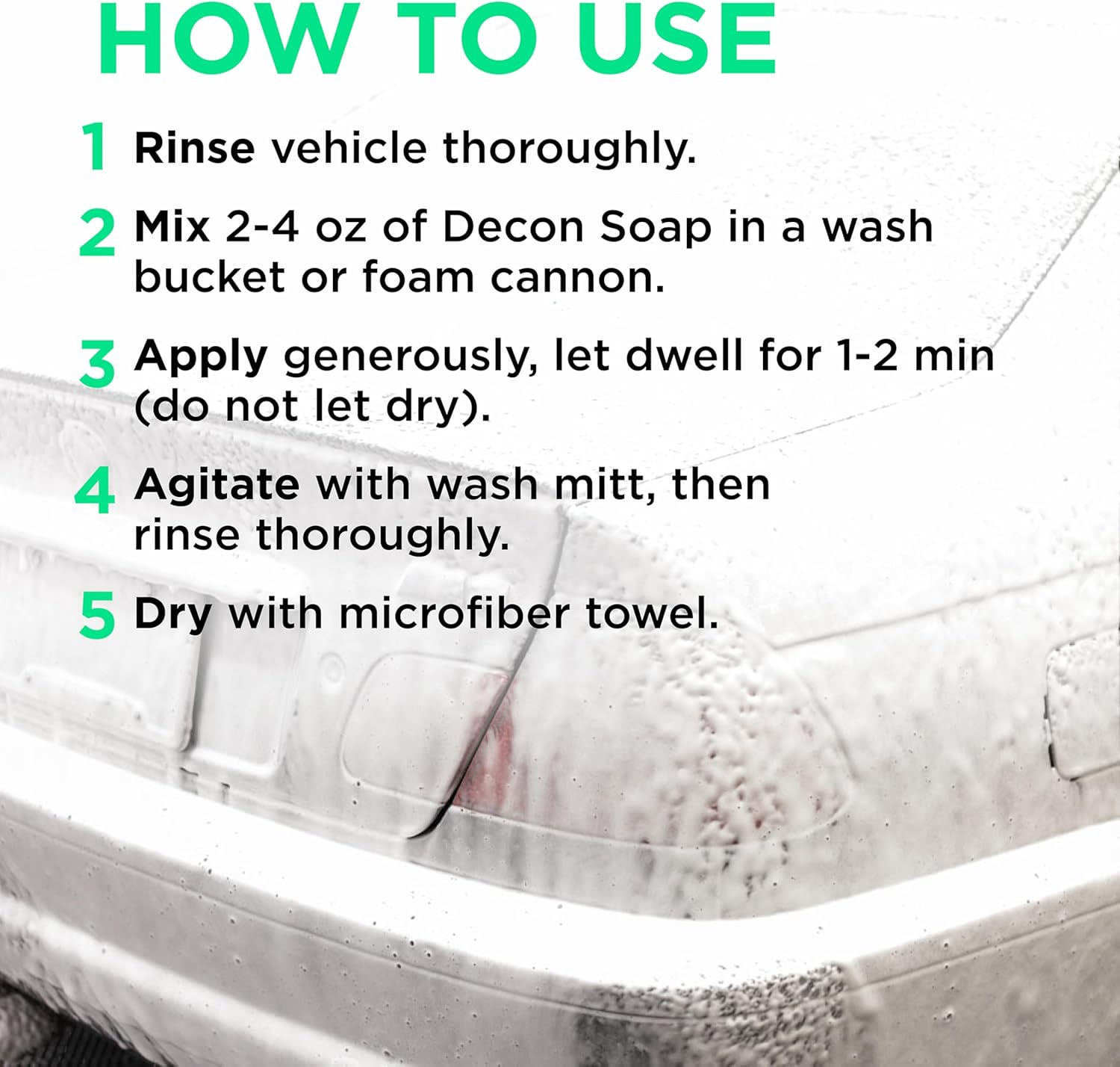 Armour Detail Supply - Decon Soap - High-pH Decontamination Shampoo - Alkaline Degreasing Agents and Biodegradable Ingredients - 16 oz - Image 7