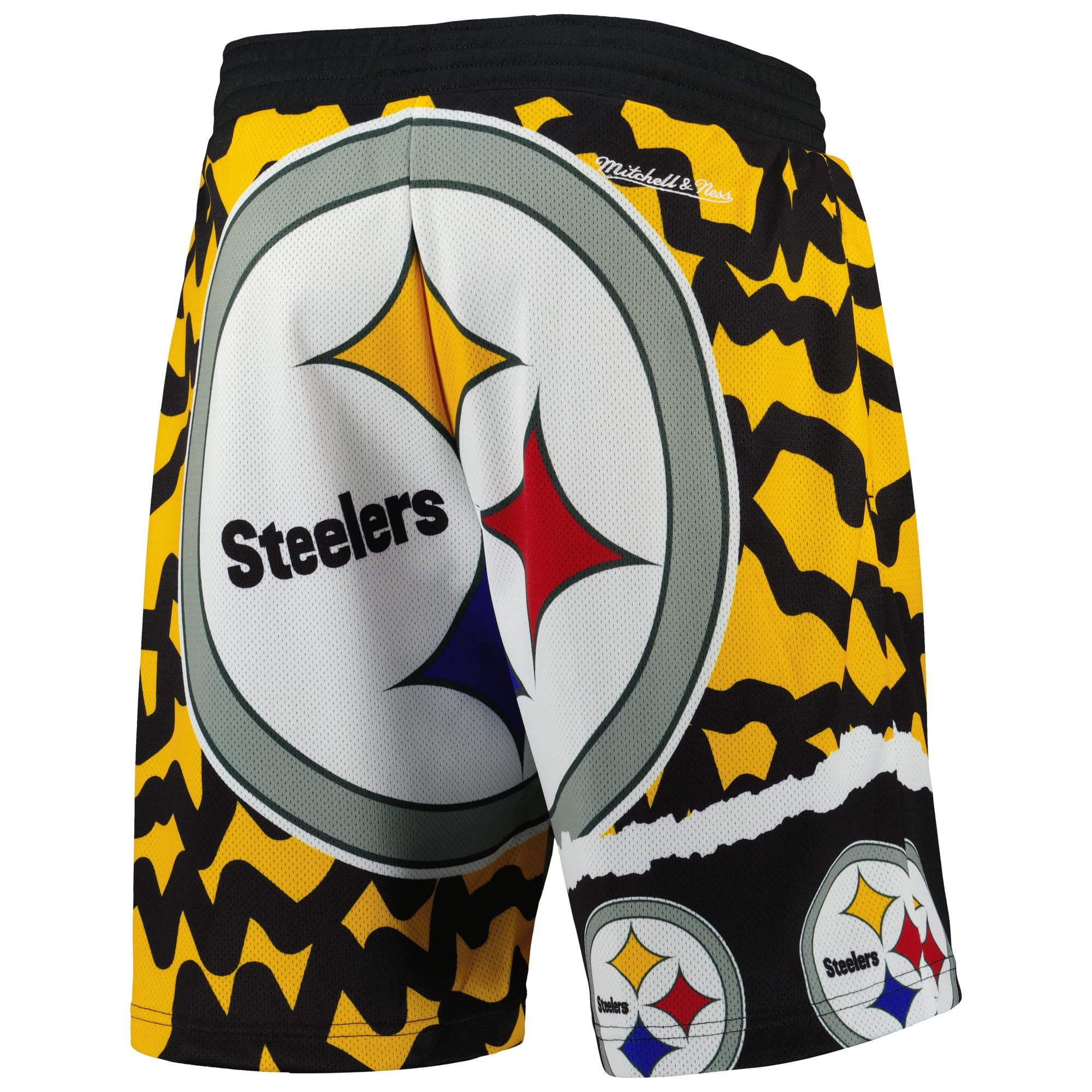 Mitchell & Ness M&N Pittsburgh Steelers JUMBOTRON Basketball Shorts