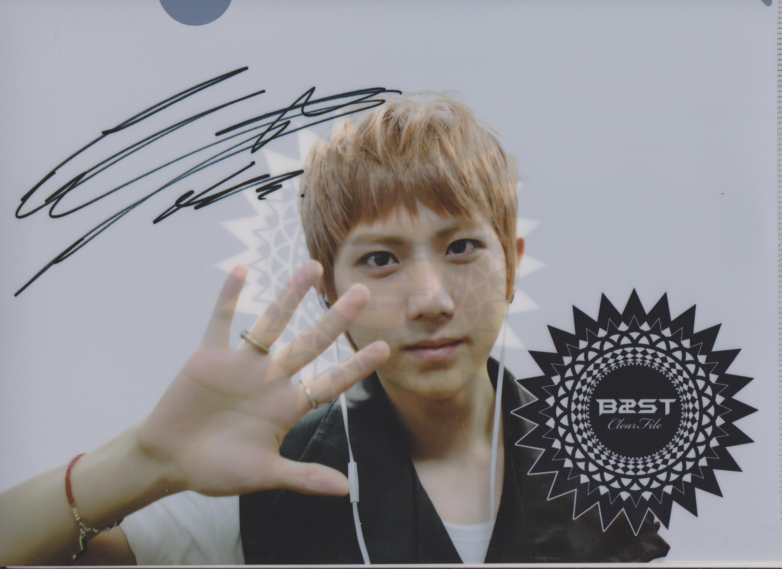 Beast BEAST (B2ST) Hyun-seung Official Clear File Vol.1 (BLACK) made in South Korea (japan import)