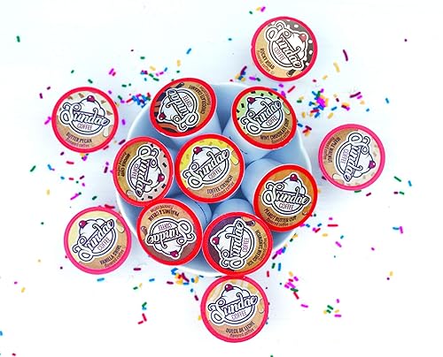 Miniatura 7 de Sundae - Cápsulas de café con sabor a helado, compatible con 2.0 Keurig K-Cup Brewer, (caramelo de chocolate) 48 unidades