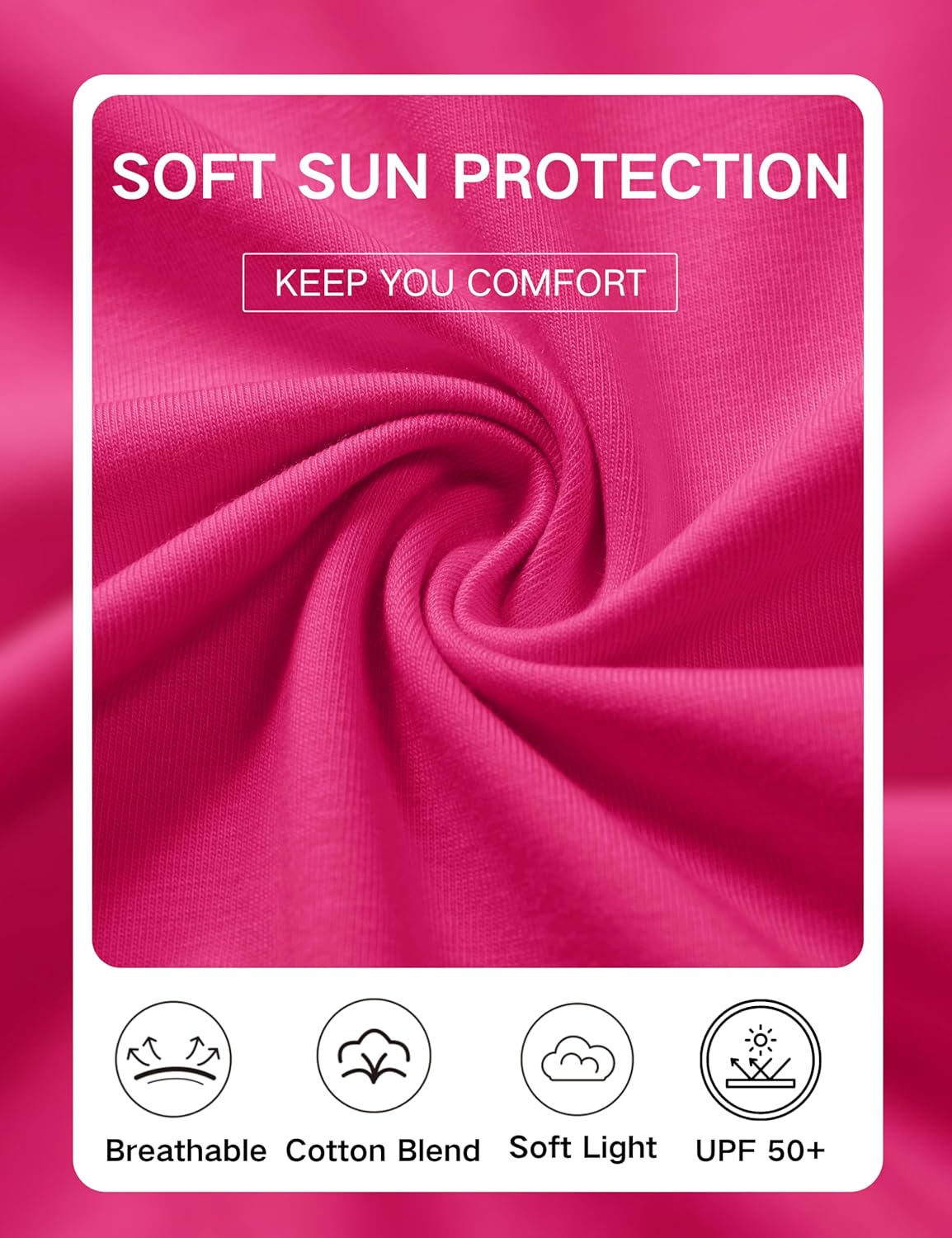 YUCOLEN T Shirts for Women Cotton Short Sleeve V Neck Basic Tees Soft Breathable UPF 50+ Tops for Summer Spring - Image 7