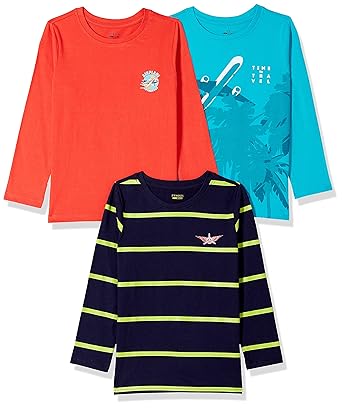 Amazon Brand - Symbol Boys Regular T-Shirt