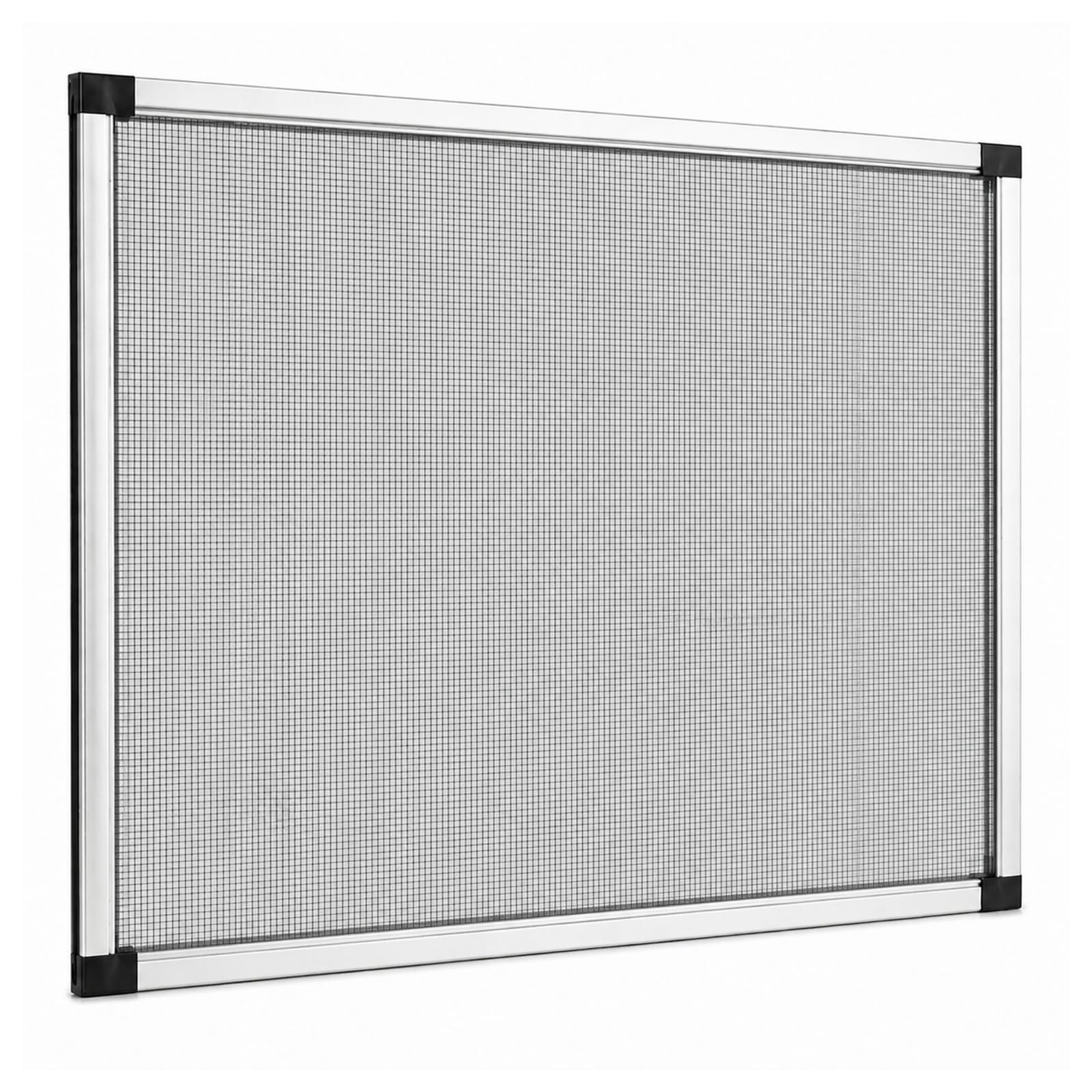 TIENDA EURASIA – Mosquitera Extensible para Ventanas | Bordes de Sellado Felpudos | Marco de Aluminio | Mosquitera Extensible | Color Blanco | Malla de Fibra de Vidrio 70 x (100-192 cm)