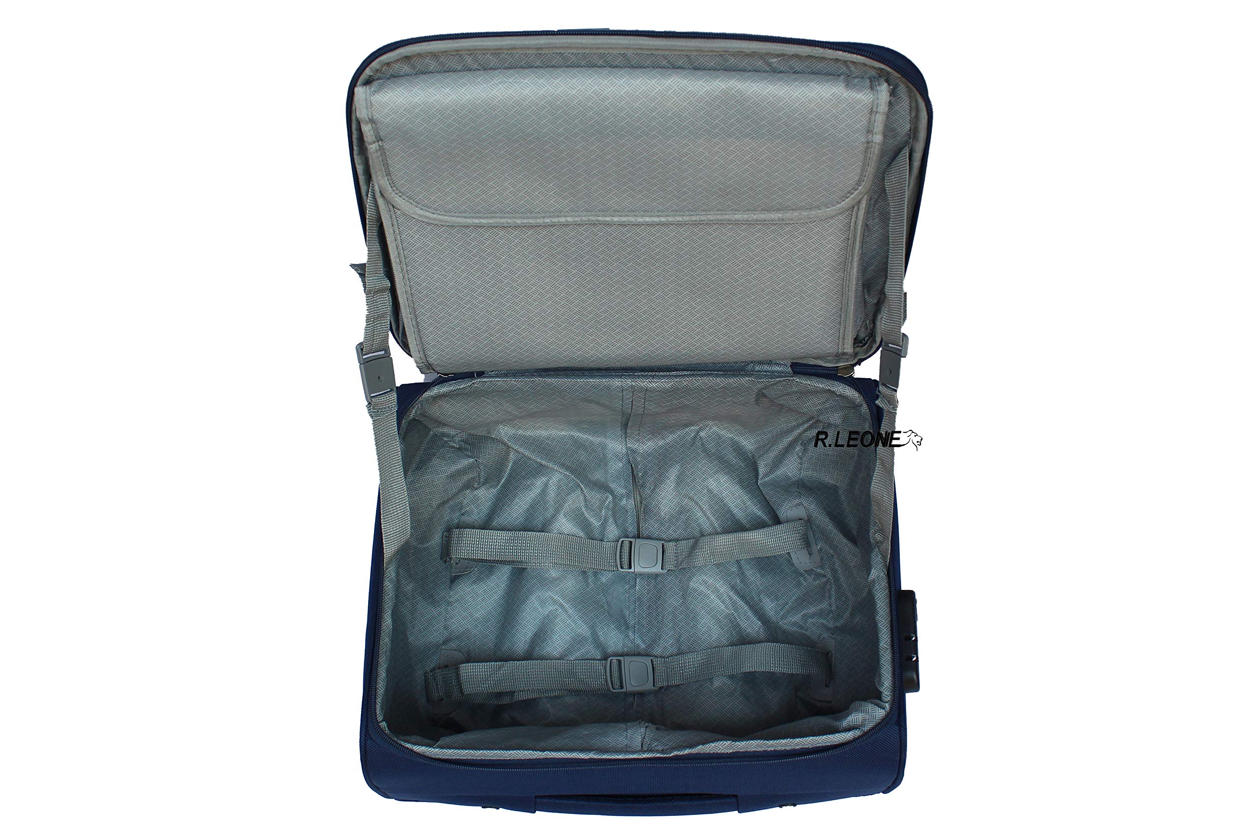 /Lumi Valigia Piccolo Leggero Pilota Business in Poliestere 42x25x35, 30 Litri 2 Ruote, Con Tasca PC, Pilota Bagagli a Mano (Nero)