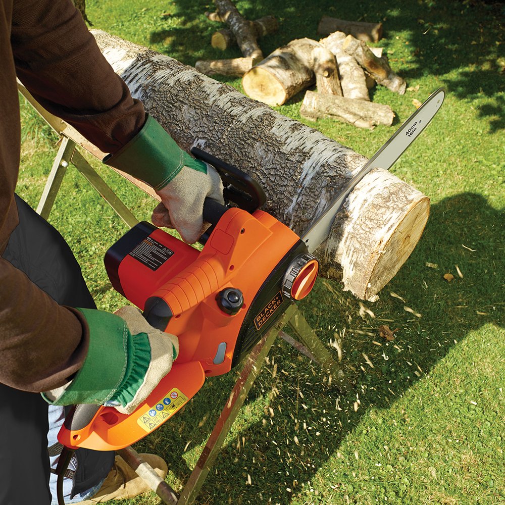 Electrosega Ves-40 2000 Watt - Con Barra Oregon Da 40 Cm, Potente E Affidabile Per Taglio Legna - Foto 6