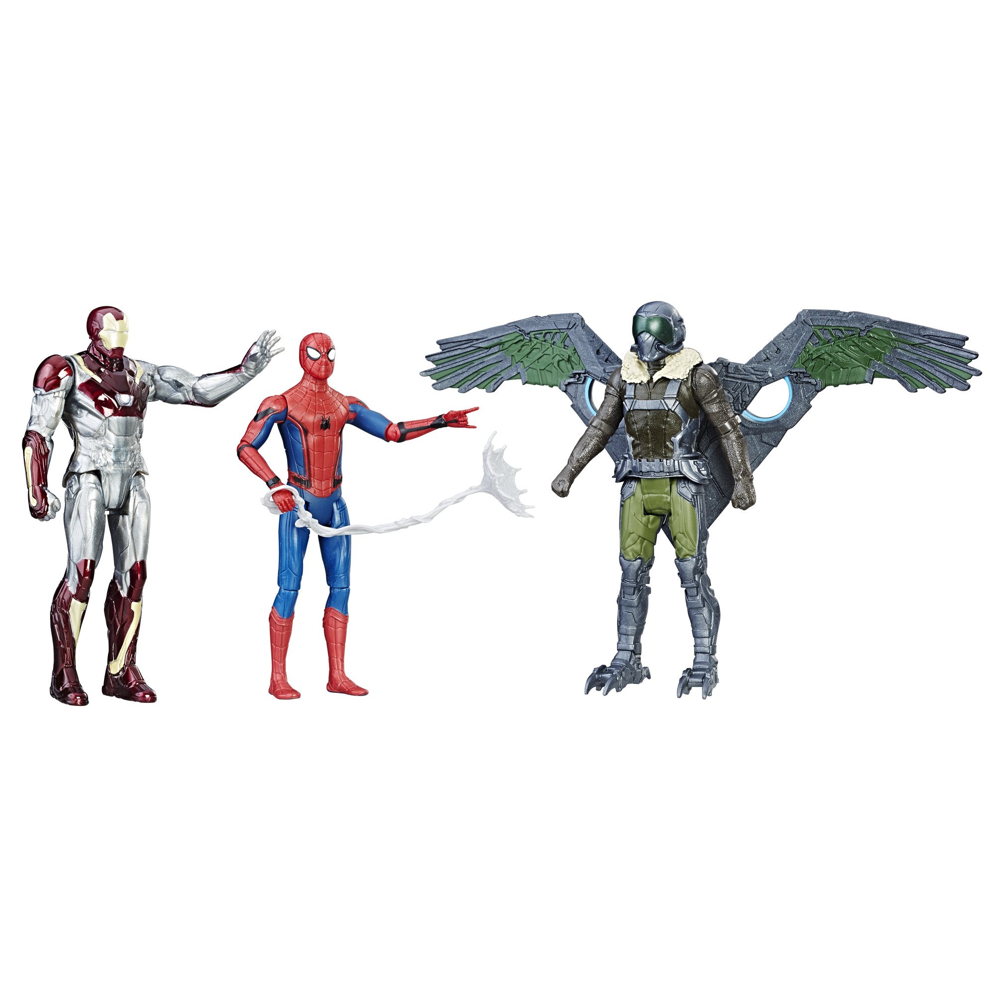 SPIDER-MAN Hasbro C2408EU5 6 Inch Web City Figure 3 Pack, Action Figure, Multicoloured - Image 2