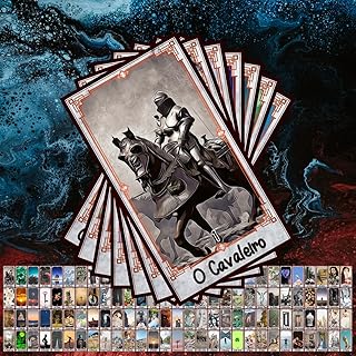 Baralho Cigano de Ouros. 116 Cartas. Com as cartas Auxiliares. Modelo 6. Oráculo. Jogo de Cartas. Naipes e Respostas