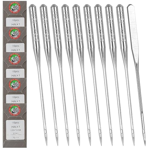 30PCS Embroidery Machine Needles Size 90/14, Household Sewing Machine Needles for Brother Sewing Machine1