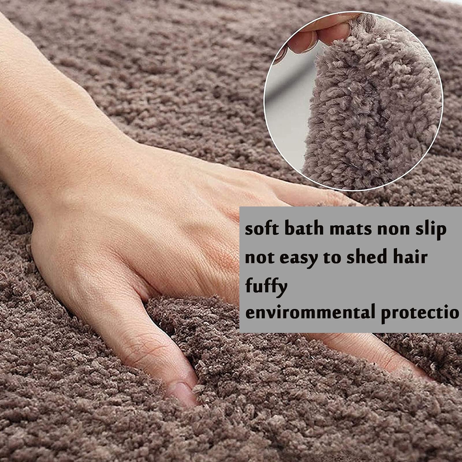 Elegante Alfombra de baño Curvada para Ducha, Alfombra de baño de Esquina, Ducha semicircular, Alfombra Suave Antideslizante para Cabina de Ducha, 100x45cm