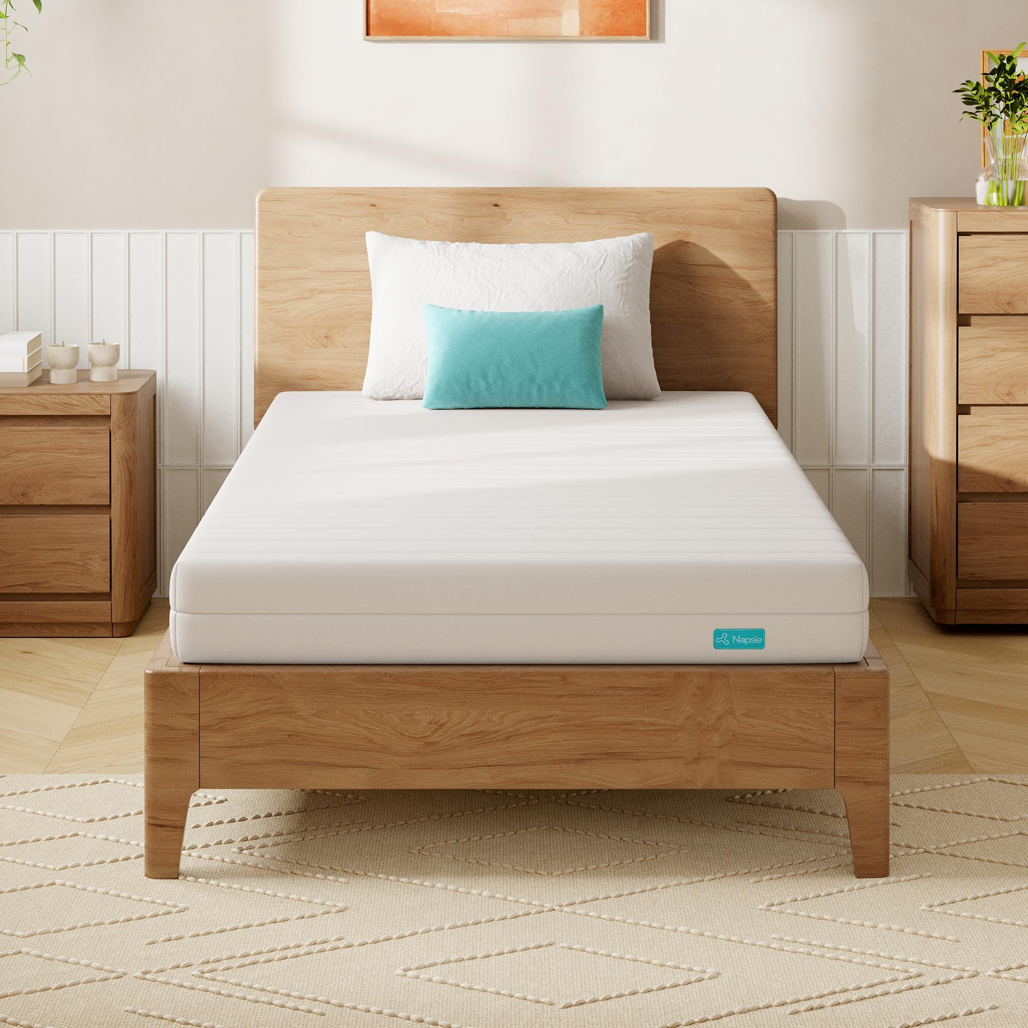 7-Zonen Matratze 90x200 cm | H3 Mittelfest | Ergonomische Kaltschaummatratze | Hypoallergen & Antibakteriell | Bezug abnehmbar & waschbar | Oeko-TEX® (12cm, 90 x 200 cm)