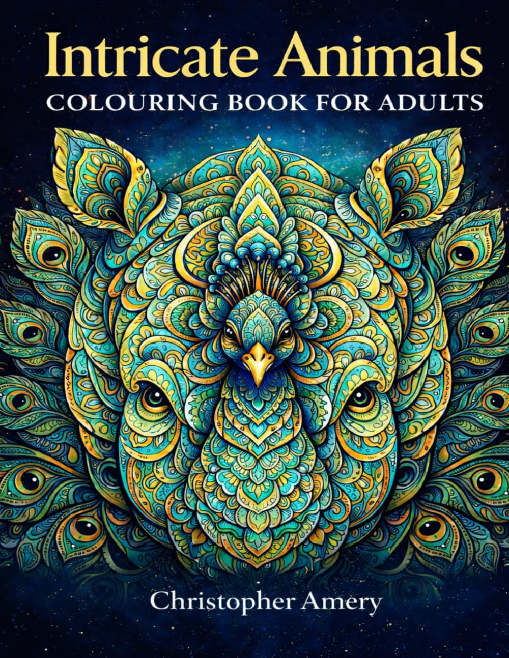 Intricate Animal Colouring Book For Adults