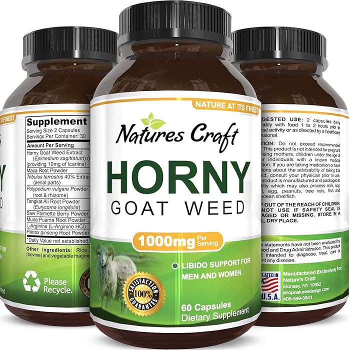 Buy Horny Goat Weed Extract Enhanced Strength Drive Size Stamina and