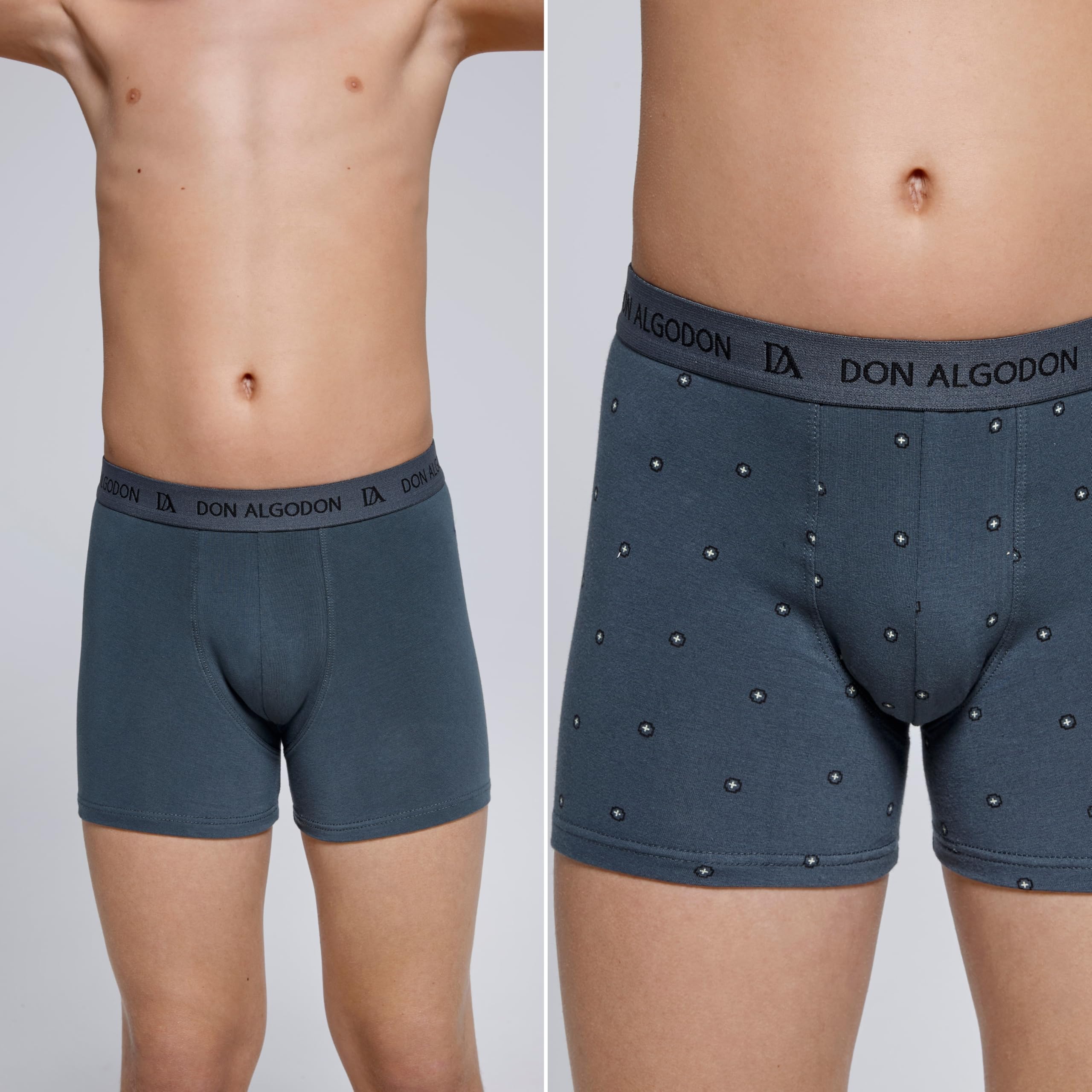 DON ALGODON | Pack 12 Boxers Niño Calidad y suavidad excepcionales Tacto Extrasuave